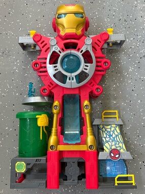 PLAYSKOOL IMAGINEXT Marvel Heroes Iron Man Headquarters GUC Hasbro